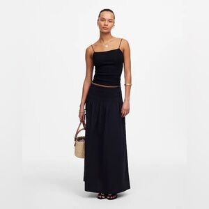 Madewell Black Maxi Skirt
